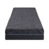 Hira Twin Hybrid Mattress | Firm Comfort Gel Foam | Gray Polyester 8"