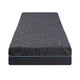 Hira Twin Hybrid Mattress | Firm Comfort Gel Foam | Gray Polyester 8"