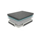 Hira Twin Hybrid Mattress | Firm Comfort Gel Foam | Gray Polyester 8"