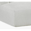 Cline Oversized Chaise Lounge Chair with 2 Pillows | Ivory Corduroy