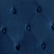 Revvy Armless Chair | Tapered Legs | Set of 2 | Dark Blue Tufted Velvet