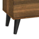 Donna TV Stand Media Console | Shelves and 2 Door Cabinet | Brown Wood 63"