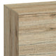 Donna TV Stand Media Console | Shelves and 2 Door Cabinet | Oak Gray Wood 63"