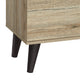 Donna TV Stand Media Console | Shelves and 2 Door Cabinet | Oak Gray Wood 63"