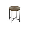 Sierra 2Pc Coffee and End Table Set | Carved Ring Pattern | Walnut Top