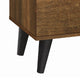 Donna TV Stand Media Console | Shelves and 2 Door Cabinet | Brown Wood 47"