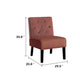 Revvy Armless Chair with Tapered Legs | Set of 2 | Gray Tufted Velvet
