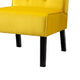Revvy Armless Chair with Tapered Legs | Set of 2 | Yellow Tufted Velvet