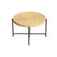 Sierra 2Pc Coffee and End Table Set | Ring Pattern | Oak-Antique White
