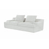 Syra Ergonomic 4-Seater Oversized Sofa with Wide Arms | Ivory Corduroy 91"