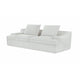 Syra Ergonomic 4-Seater Oversized Sofa with Wide Arms | Ivory Corduroy 91"
