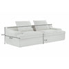 Syra Ergonomic 4-Seater Oversized Sofa with Wide Arms | Ivory Corduroy 91"