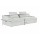 Syra Ergonomic 4-Seater Oversized Sofa with Wide Arms | Ivory Corduroy 91"