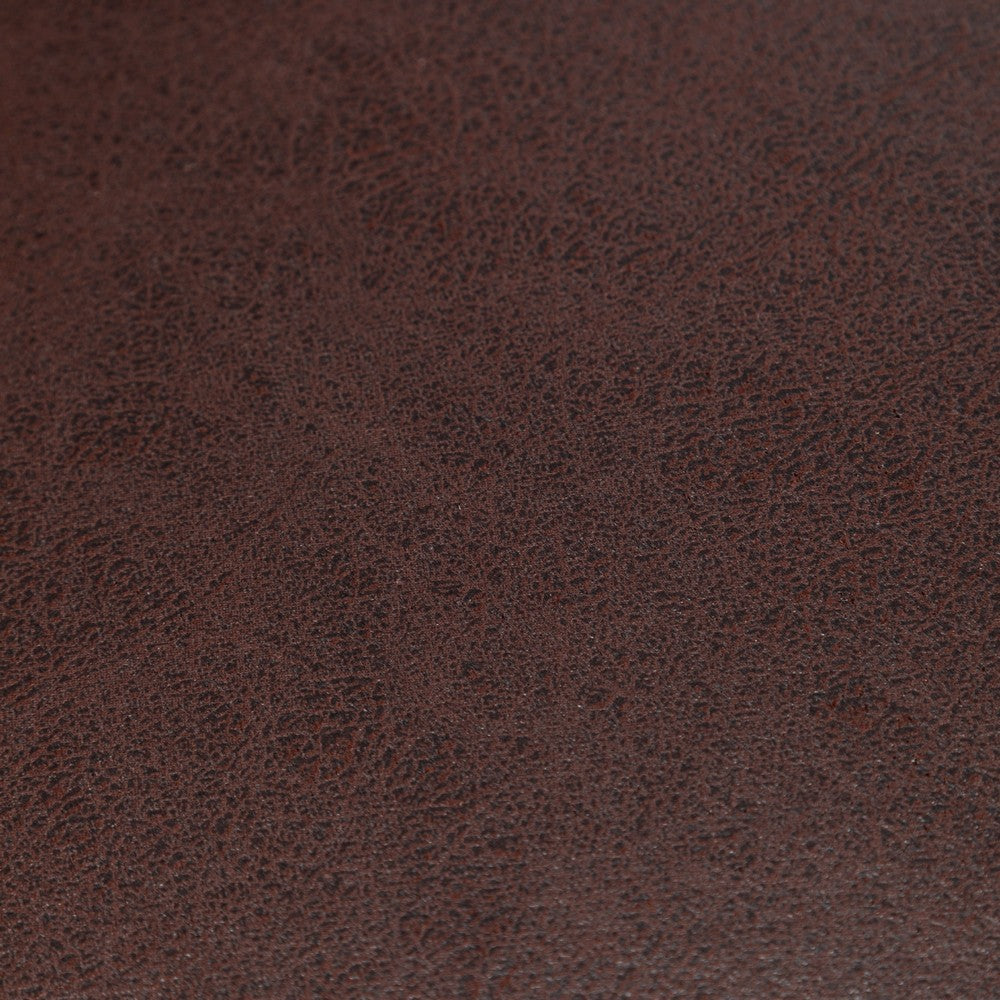 Ryno Mid-Century Accent Chair | Natural Wood Frame | Brown Microfiber