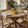 Reversible Poker Dining Table | Cup Holders | Chip Trays | Brown 53" Round