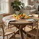 Reversible Poker Dining Table | Cup Holders | Chip Trays | Brown 53" Round
