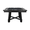 Reversible Poker Dining Table | Storage | Umbra Black Wood 50" Square