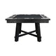 Reversible Poker Dining Table | Storage | Umbra Black Wood 50" Square