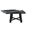 Reversible Poker Dining Table | Storage | Umbra Black Wood 50" Square