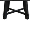 Reversible Poker Dining Table | Storage | Umbra Black Wood 50" Square