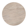 Dining Table | 48" Round Top | Conical Pedestal | Wheat Brown w Gray Wood