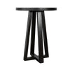Mika Bar Table | Round Top | Criss Cross Base | Umbra Black Wood 32"