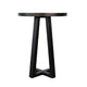 Mika Bar Table | Round Top | Criss Cross Base | Umbra Black Wood 32"