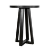 Mika Bar Table | Round Top | Criss Cross Base | Umbra Black Wood 32"