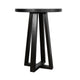 Mika Bar Table | Round Top | Criss Cross Base | Umbra Black Wood 32"