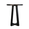 Mika Bar Table | Round Top | Criss Cross Base | Umbra Black Wood 32"