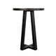Mika Bar Table | Round Top | Criss Cross Base | Umbra Black Wood 32"
