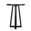 Mika Bar Table | Round Top | Criss Cross Base | Umbra Black Wood 32"