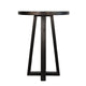 Mika Bar Table | Round Top | Criss Cross Base | Umbra Black Wood 32"