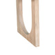 Riz Dining Table | U-Shape Pedestals | Oak Brown Gray Wood | 78" Rectangular
