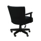 Giby Swivel Gaming or Office Chair | Corduroy-Style Seat | Black Wood