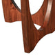 Natra Coffee Table | 52" Rectangular | Sculpted Base Cinnamon Brown