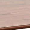 Natra Coffee Table | 52" Rectangular | Sculpted Base Cinnamon Brown