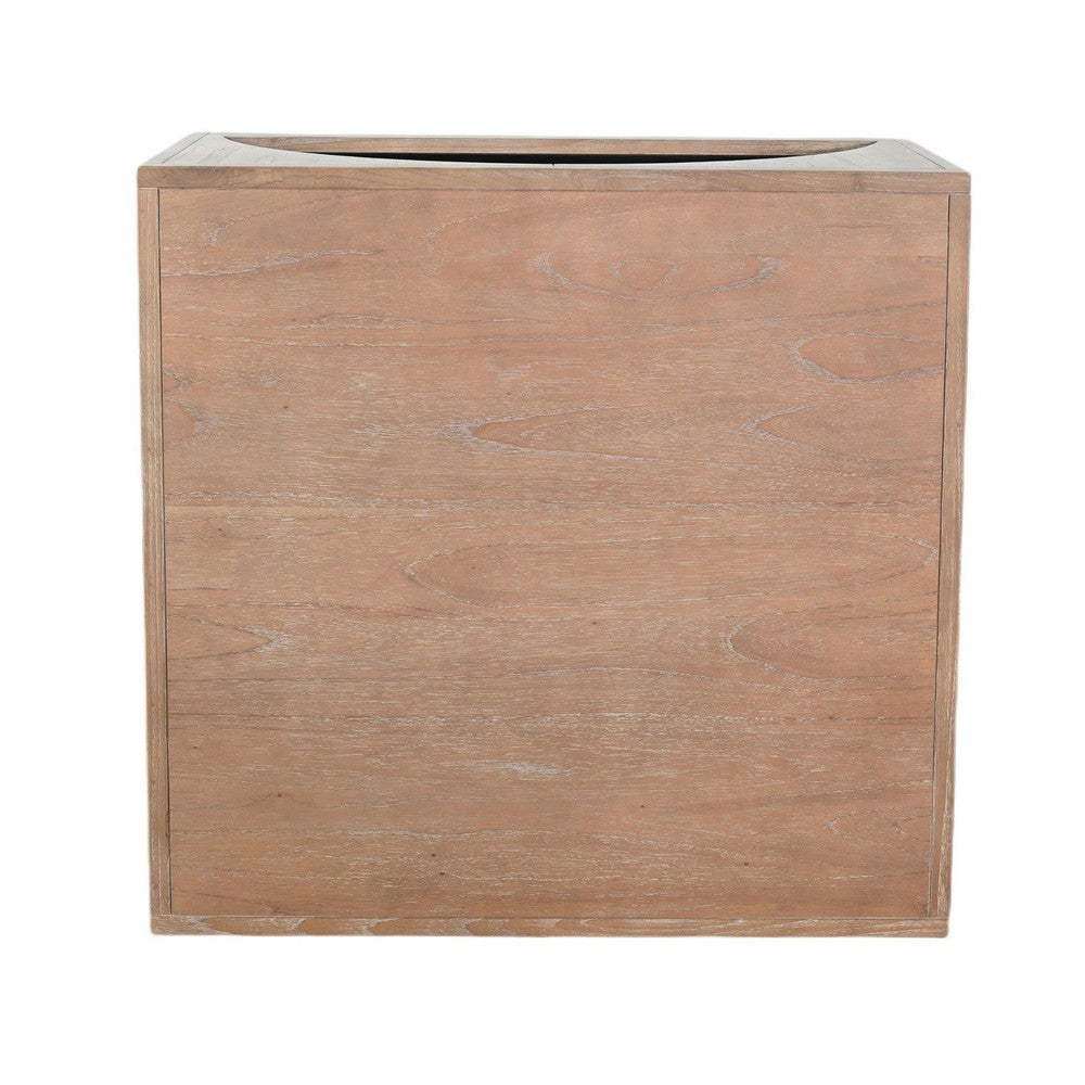 Lesy Coffee Table | 36" Square Top with Lower Shelf | Brown | Black