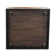 Lesy Coffee Table | 36" Square Top with Lower Shelf | Brown | Black