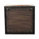 Lesy Coffee Table | 36" Square Top with Lower Shelf | Brown | Black
