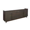TV Media Stand Cabinet | 86" Wide | 2 Open Shelves | Walnut Brown