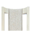 Keza Rocking Chair | Padded Seat | Light Gray Mindi Wood Frame