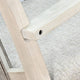 Keza Rocking Chair | Padded Seat | Light Gray Mindi Wood Frame