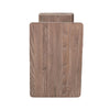 Meya Side End Drink Table | 18" Top | C Base Accent | Oak Grove Brown