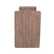 Meya Side End Drink Table | 18" Top | C Base Accent | Oak Grove Brown