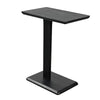Meya Side End Drink Table | 18" Top with C Base Accent | Umbra Black