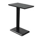 Meya Side End Drink Table | 18" Top with C Base Accent | Umbra Black