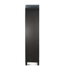 Seza Curio Cabinet | 18" Narrow Design | 72" Black Arched Frame