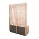 Elizeh Hall Tree Coat Rack with Bench | 2 Drawers | 72" Desert Brown