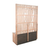Elizeh Hall Tree Coat Rack with Bench | 2 Drawers | 72" Desert Brown